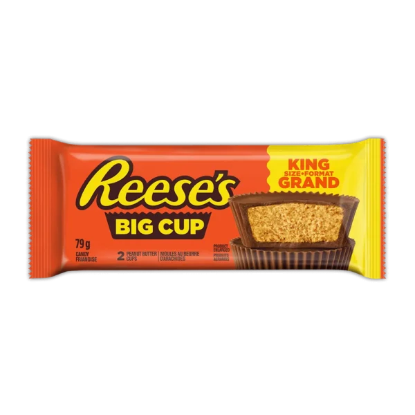 Moules au chocolat et beurre d'arachide grand format, Reese's Big Cup - 79g