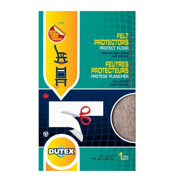 Feutres protecteur à plancher - 107mmx82mm