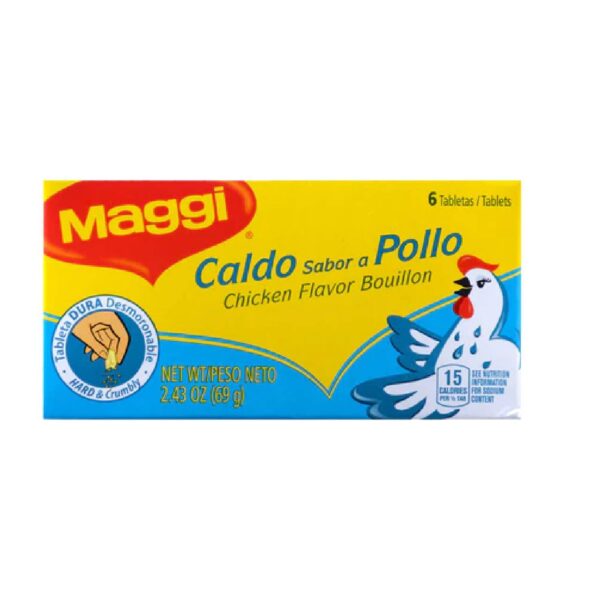 Cube de bouillon à saveur de poulet - 69g