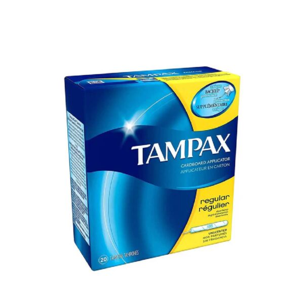 Tampons degré d'absorption régulier avec applicateur en carton - 20 unités
