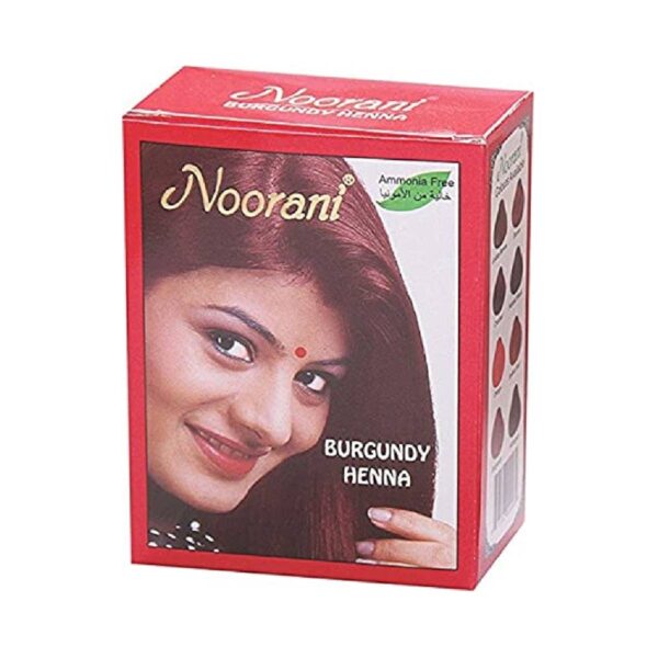 Coloration capillaire, Burgundy Henna - 6x10g