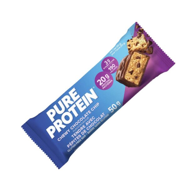 Barre tendre avec pépites de chocolat sans gluten - 50g