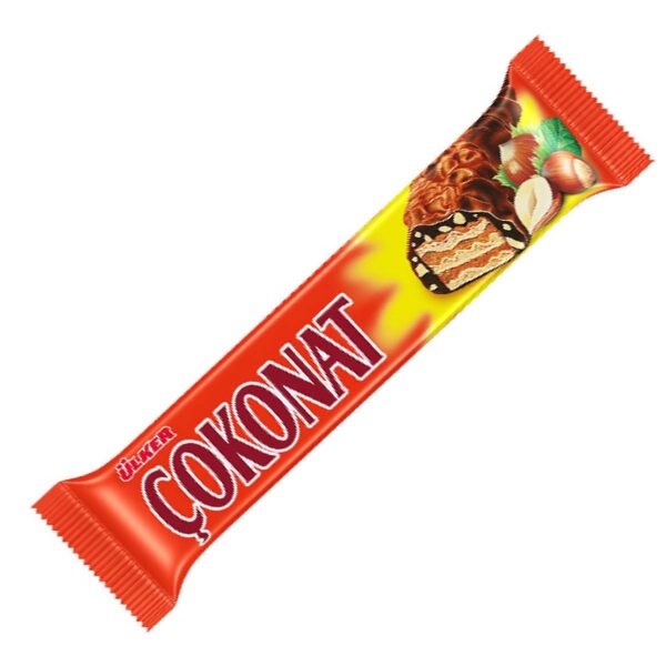 Barre gauffrée au chocolat et noisettes - 37g