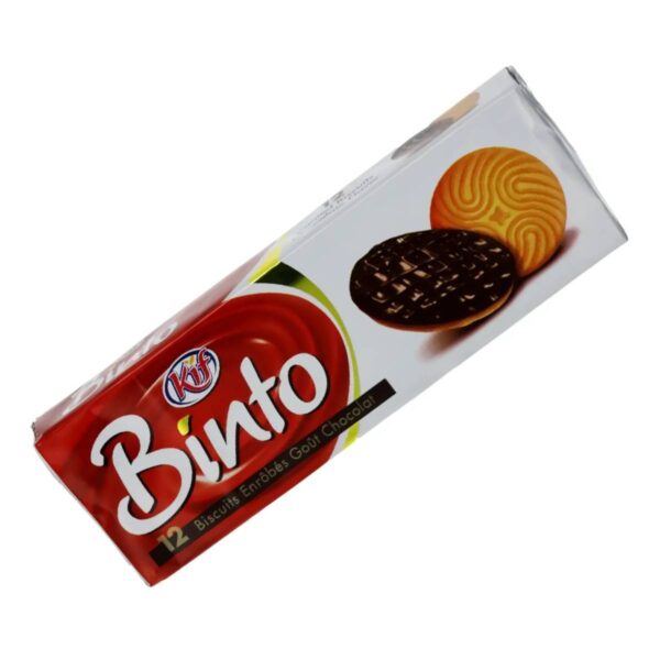 Biscuit enrobé de chocolat, Binto - 150g