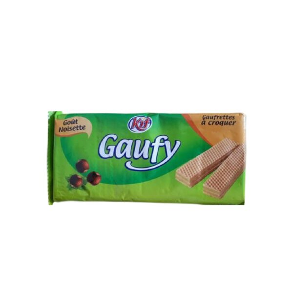 Gaufrette à croquer à saveur noisette, Gaufy - 110g