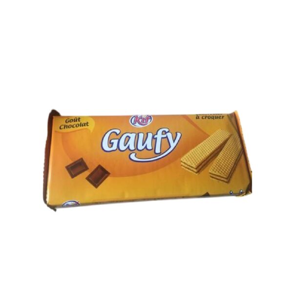 Gaufrette à croquer à saveur chocolat, Gaufy - 110g