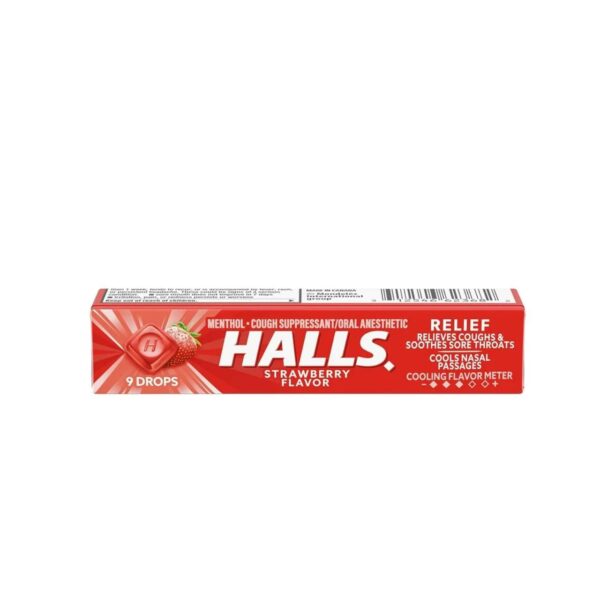 Pastilles contre la toux à saveur de fraise - 9 pastilles