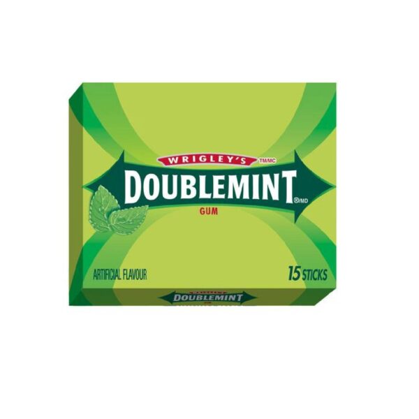 Gomme à saveur de double menthe - 15 unités