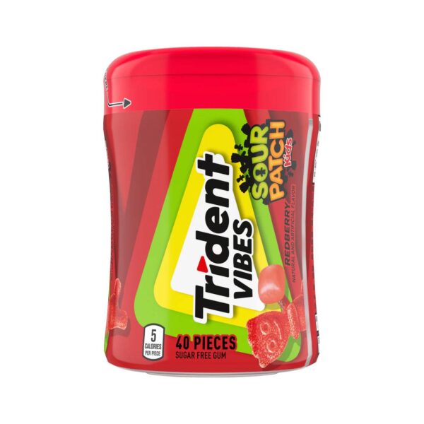 Gomme Sour Patch Kids à saveur de framboise rouge, Vibes - 40 unités