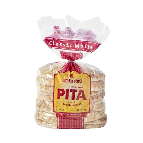 Pain pita blanc - Lot de 10
