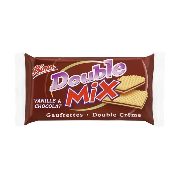 Gaufrettes double mix chocolat vanille - 200g