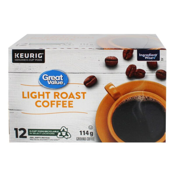Capsules de café K-cup torréfaction légère - 12 unités