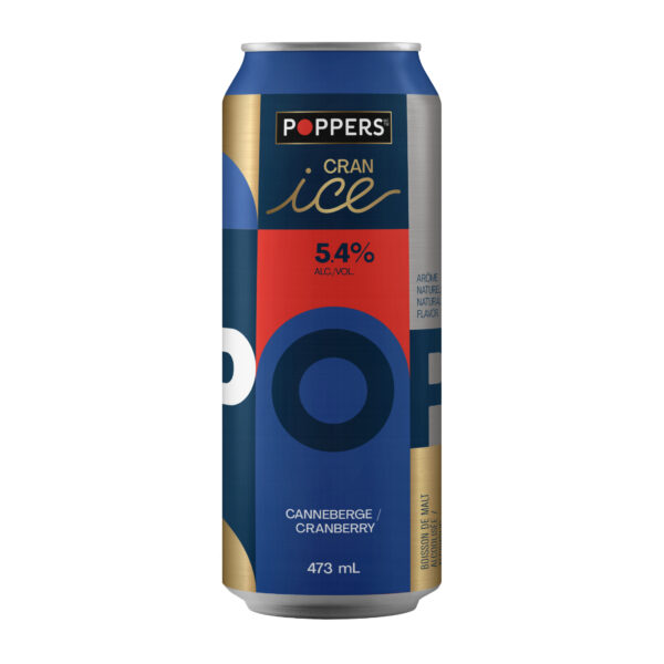 Boisson de malt alcoolisée au canneberge, Cran Ice - 473mL