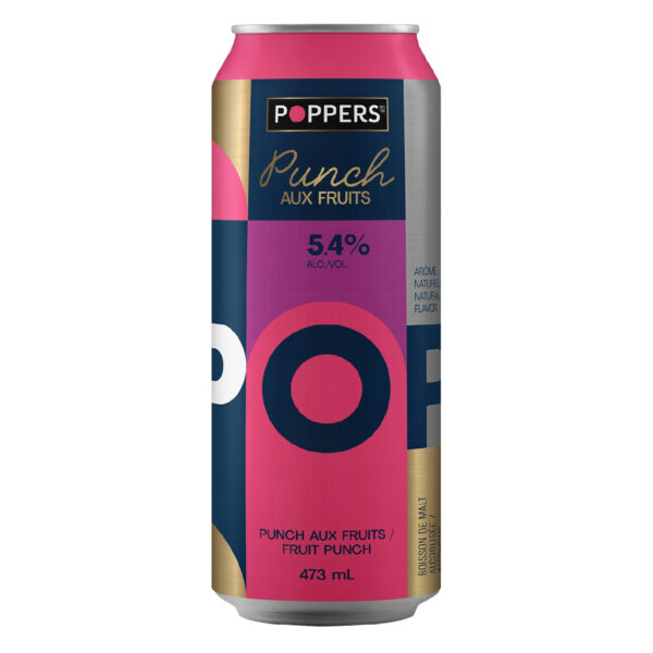 Boisson de malt alcoolisée au punch aux fruits - 473mL