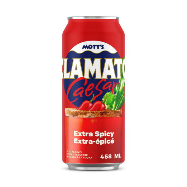 Boisson alcoolisée Caesar extra-épicé, Clamato - 458mL
