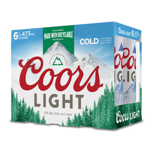 Bière légère de type Lager - 6x473mL
