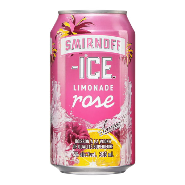 Boisson de malt alcoolisée à saveur de limonade rose, Ice Encore - 473mL