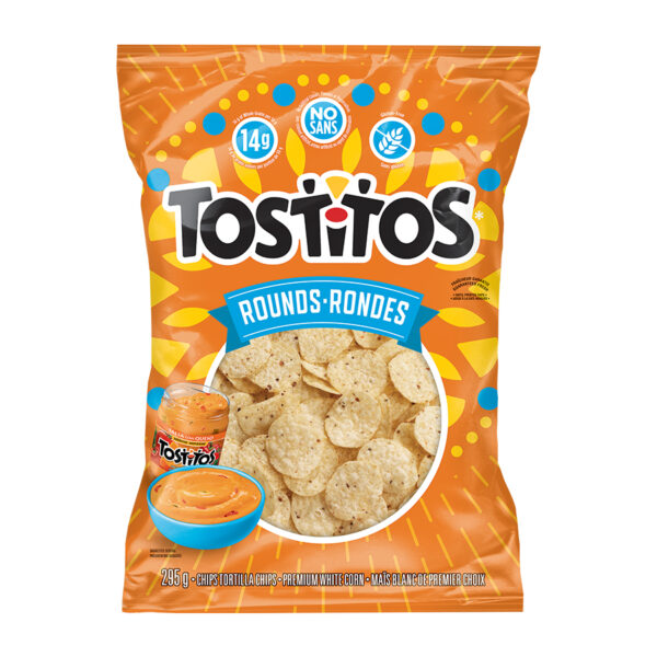 Croustilles de tortillas rondes, Rondes - 295g