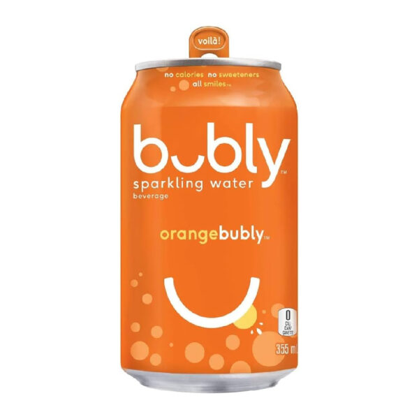 Eau pétillante à l'orange - 355ml