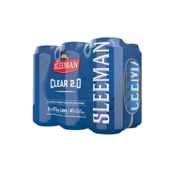 Bière légère de type Lager, Clear 2.0 - 6x473mL