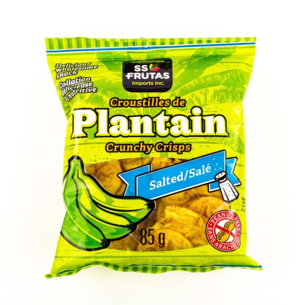 Croustilles de banane plantain salées - 85g