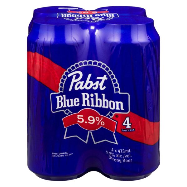 Bière forte de type Lager, Blue Ribbon - 4x473mL