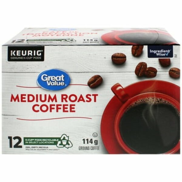 Capsules de café K-cup torréfaction moyenne - 12 unités
