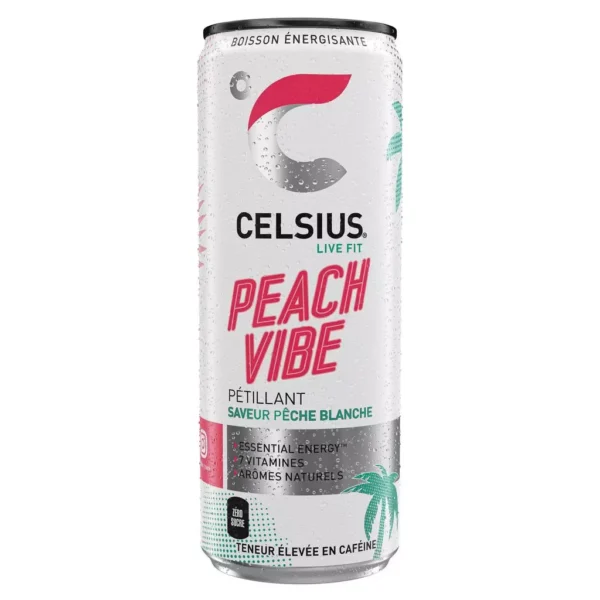 Boisson énergisante pétillante à saveur de carambole et ananas, Tropical Vibe