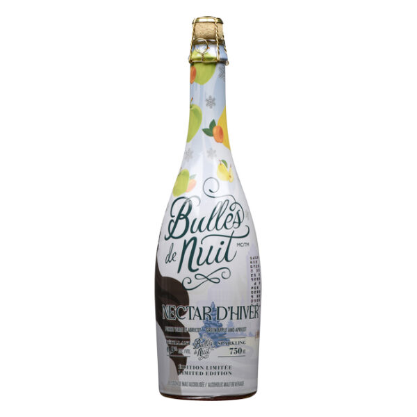 Vin mousseux Nectar d'Hiver à saveur de pomme vert et abricot - 750mL