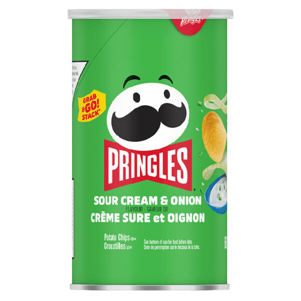 Chips Pringles Crème Sure & Oignon – 156g