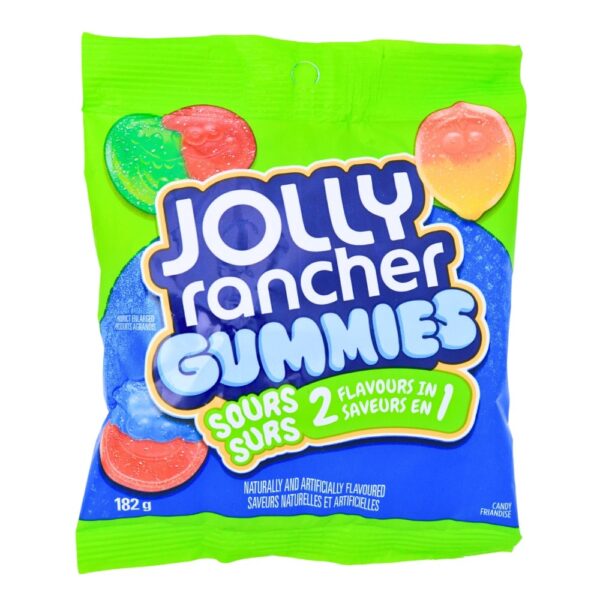 Bonbons durs à saveur de fruits 2 en 1 - 182g