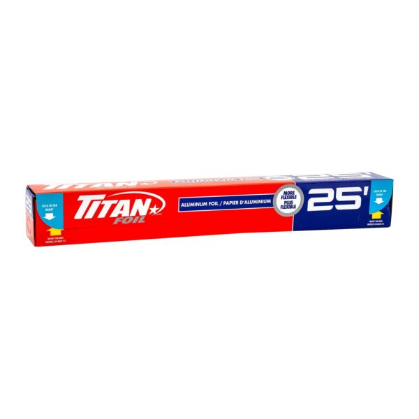 Papier d'aluminium 25 pieds
