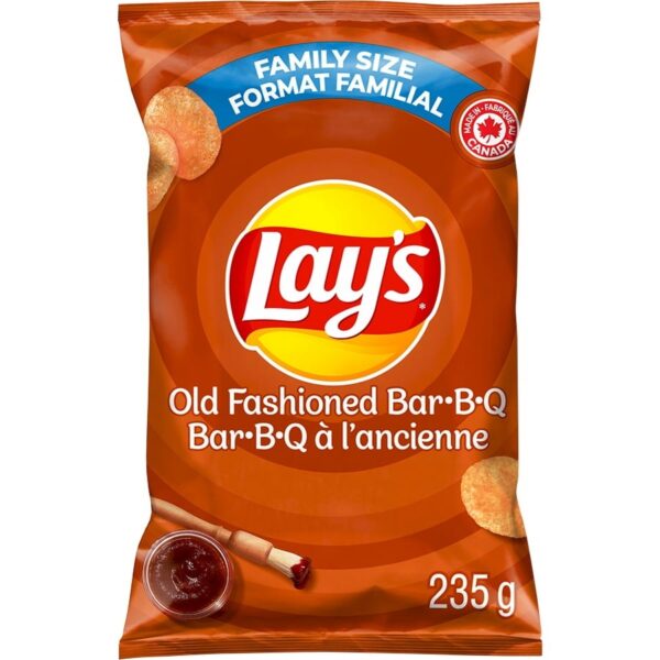 Croustilles saveur bbq à l'ancienne - 235g